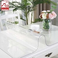 [ Loại dày ] Tấm kính dỏ trong suốt trải bàn dày 1.5mm - KT 80cm x 120cm