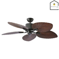 [ Loại I - Động Cơ Inverter ] Quạt trần cánh lá cọ | Quạt trần trang trí dành cho phòng khách - khách sạn - nhà hàng