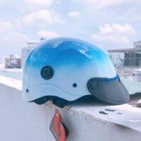 [ Loang màu- Cực Chất ] Mũ bảo hiểm loang phối màu cao cấp hottrend 2021, Mũ bảo hiểm nửa đầu Hình Thật