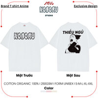 [ Local Brand ] Áo Thun ANIME Form Rộng Unisex NOBORU Naruto: Shikamaru. 100% Cotton 250Gsm.