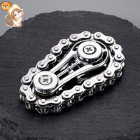 【 LQZ 】 Bánh Xích Mới Bánh Đà Con Quay Hồi Chuyển Đầu Ngón Tay Con Quay Đồ Chơi Fidget Chống Căng Thẳng Lo Âu Dây Xích Xe Đạp Kim Loại EDC Spinner Đồ Chơi Thư Giãn Cho Trẻ Em Người Lớn