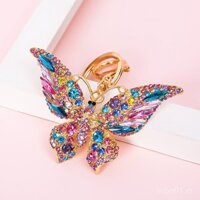 ♥ ♥ Lựa chọn bán chạy ♥ ♥ Móc khóa xe ô tô hình bướm đính đá cao cấp cho phụ nữ, móc khóa phong cách Hàn Quốc dễ thương, mặt dây chuyền ba lô, quà sinh nhật cho cô ấy ♥ ♥ Mặt dây chuyền kim cương móc khóa