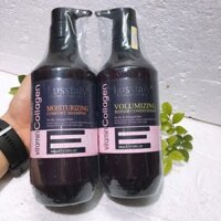 [ lustaly ] Cặp dầu gội dầu xả Lusstaly Vitamin E 800ML phục hồi hư tổn trị rụng chống gầu chống ngữa