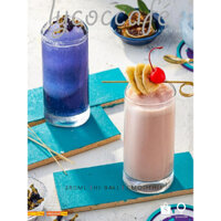 ★ Lycoccafe®  Ly sinh tố Ly nước ép🔹 Miệng tam giác 🔹 380ml 🔹 Bộ 12 cái