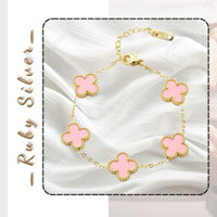 [ Mã 3 ] Lắc tay titan mạ vàng 24k hợp phong thuỷ( Mệnh Thổ )