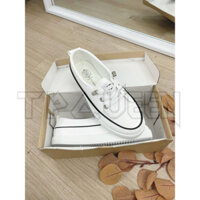 [ MÃ 3603] GIÀY LƯỜI, GIÀY BỆT BATA - GIÀY THỂ THAO NỮ THIẾT KẾ VIỀN ĐEN BASIC