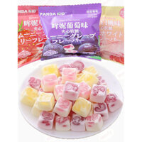 [ mã giảm giá 20% HASAD] Combo 500g Kẹo sữa chua vị dâu tây / đào / nho / kẹo dẻo Panda kid 3 dai ngon