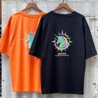 [ Mã GUBO9999 giảm 50k đơn 100k]Áo thun tay lỡ Nam Nữ Dáng Unisex Shopee Form Rộng Big Size 100kg In 100% Cotton