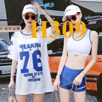 * Mã H309: Set đồ bơi 3 mảnh chống nắng chất liệu thoáng khí nhanh khô.