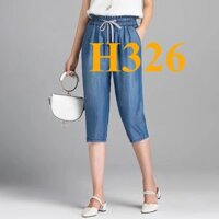 * Mã H326: Quần ngố jean giấy. Chất jean mềm mỏng mát mặc rất thích BC 9492