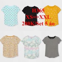 * Mã H365: Set 5 áo cotton hàng VNXK dư xịn chất cotton mềm mát rất nhiều màu BC 4951