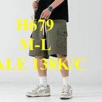 * Mã H679: QUẦN SHORT TÚI HỘP BC 12372