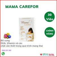 ✅ Mama Carefor - Bổ sung DHA, Sắt, Vitamin và các khoáng chất cần thiết trước, trong và sau quá trình mang thai