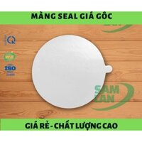 [ Màng seal sữa chua nếp cẩm - Combo 1000 cái] Màng seal cho hũ nhựa PE - PEGLDX phi 55 mm ( có tay cầm)