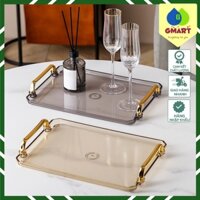 🇬 Mart - Khay đựng trái cây, Khay phục vụ hiện đại bằng nhựa Plastic Versatile Snacks Fruit Tray