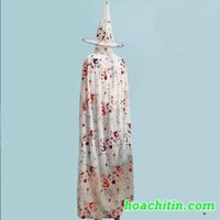 [ Mẫu 2020] Áo Choàng Nhũ Giả Máu Tặng Nón hoá trang Halloween