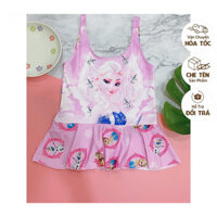 [ mẫu công chúa elsa hồng ] Đồ bơi bé gái 15-40 kg( ảnh thật) - váy bơi bé gái liền thân -KELLY WANG