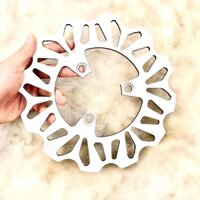 [ MẪU ĐĨA SAU RAIDER/SATRIA 220mm]_Gắn mâm zin 3 lỗ mẫu vành bông_Đĩa phay chuẩn dày 4,5mm, chất liệu thép không rỉ
