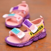 [ mẫu hot ]  Giày Sandal Bé Gái / Bé Trai Thể Thao Đế Gấu FASHION (2-8 tuổi) SD136