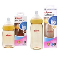 ( Mẫu Mới ) Bình Sữa Pigeon PPSU Plus 160ml, 240ml ( Cổ Rộng )..: