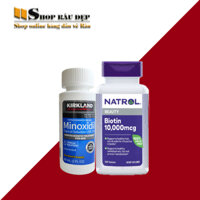 { MẪU MỚI } Combo hỗ trợ mọc râu tóc nhanh Minoxidil 5% + Biotin