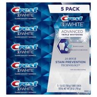 [ MẪU MỚI CỦA 170gr ] KEM ĐÁNH RĂNG CREST 3D WHITE ADVANCE 158Gr - Mỹ