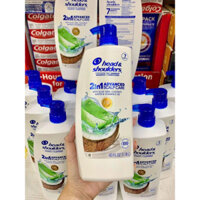 [ Mẫu Mới ] Dầu gội xả 2 in 1 Dừa, nha đam Head & Shoulders Scalp Care Vitamin E& B3 1.18L Của Mỹ