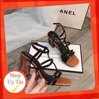 [ Mẫu mới ] GIÀY CAO GÓT SANDAL ĐẾ TRỤ-HONASHOES