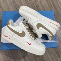 🔜 Mẫu Mới Giày_Nike Nam Nữ, Giày AF1 Low White Grey Gold Hàng Cao Cấp Full Box 2022