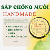 ( mẫu mới) Hũ 10g Sáp Đuổi Muỗi Thiên Nhiên - Lá Mori