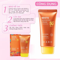 ( mẫu mới ) Kem Chống Nắng Hàn Quốc Dabo White Sunblock Cream SPF50