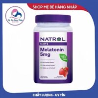 ( MẪU MỚI) Kẹo dẻo Natrol Melatonin Sleep 5mg Gummies 180 viên và 90 viên hỗ trợ ngủ ngon - Natrol Melatonin 5 mg