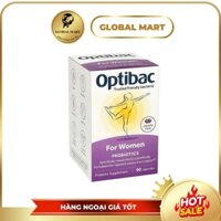 ( MẪU MỚI) Men vi sinh Optibac tím (Optibac For Women) 90 viên chuẩn Denmark
