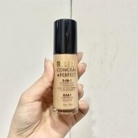 [ Mẫu Mới ] Milani - Kem Nền Che Khuyết Điểm Milani CONCEAL + PERFECT 2 In 1 Foundation + Concealer 30ml - 03A1