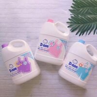 [ Mẫu Mới Nhất ] D-Nee - Nước Giặt Xả Quần Áo Trẻ Em Dnee Thái Lan 3000ml Tem Chuẩn Công ty Đại Thịnh
