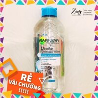 [ Mẫu Mới ] Nước Tẩy Trang Garnier Skin Naturals Micellar Cleansing Water 400ml Màu Xanh