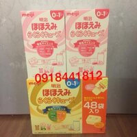 ( Mẫu mới ) Sữa Meiji 0-1 tuổi 24 thanh Nhật Bản