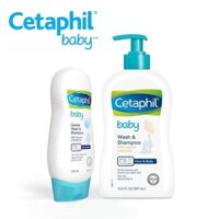 [ MẪU MỚI] Sữa Tắm gội Cetaphil chai 400ml - 230ml Cho Bé