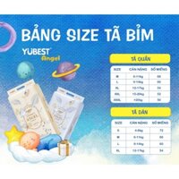 [ MẪU MỚI ] Tã/Bỉm quan Yubest Angle szie S72,M66,L60,XL54