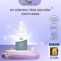 [ mẫu mới ] Xịt giảm đau tầng sinh môn trước và sau sinh cho mẹ sinh thường EARTH MAMA HERBAL SPRAY 120ml.