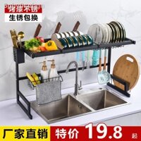 ☑ [Mẫu mới]6phy0spbgnGiá chậu rửa bát giá để đĩa ráo nước inox 304 thể đa năng