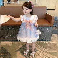 ♞ [Mẫu mới]Lolita Disney chính hãng váy cho bé gái công chúa Barbie trẻ em mùa hè loli