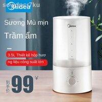 ❏ ✕ [Mẫu mới]♦Máy làm ẩm không khí Midea gia đình phòng ngủ im lặng cho bà bầu và trẻ sơ sinh trong nhà có sương mù dày