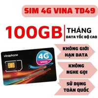 [ MAX DATA ] SIM 4G VINAPHONE TRỌN GÓI 1 NĂM TD49 MIỄN PHÍ 100GB VÀO MẠNG TỐC ĐỘ CAO KHÔNG CHIA NGÀY SỬ DỤNG