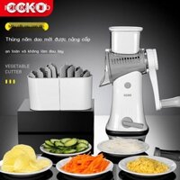 ⊙ ♟♕Máy cắt rau củ hộ gia đình gọt vỏ khoai tây bào sợi bếp cắt rau củ thần thánh vắt tay đa năng dày bào sợi củ cải