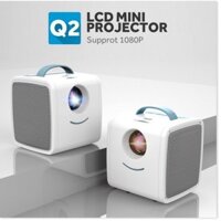 🎉 Máy chiếu mini Q2 LCD PROJECTOR hỗ trợ độ phân giải 1080P 🎁