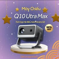 [ Máy Chiếu Xem Phim Q10 ULTRAL MAX 2024 Giọng Nói, Chuột Bay ] Mini FULL HD, Hỗ Trợ 4K