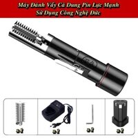 🎁🎁🎁 Máy đánh vẩy cá dùng pin, lực mạnh sử dụng công nghệ Đức 🎉