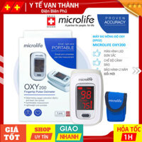 ✅ Máy Đo Nồng Độ Oxy (SPO2) Microlife OXY200 (OXY 200) | BẢO HÀNH 2 NĂM ĐỔI MỚI -VT0389