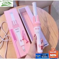 🎀 MÁY LÀM TÓC UỐN XOĂN XOAY TỰ ĐỘNG 360 TẶNG KÈM 1 LƯỢC VÀ 2 KẸP TÓC Shop phụ kiện